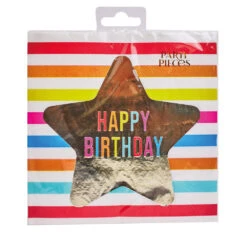 Shooting Star Party Napkins (x16) -Decorations Party Shop 37478 Shooting Star Party Napkins x16 b