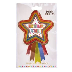 Shooting Star Badge -Decorations Party Shop 37480 ShootingStarBadgec