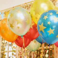 Shooting Star Party Latex Balloons (x12) -Decorations Party Shop 37481 ProductsShootingStarPartyLatexBalloons x12 d