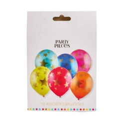 Shooting Star Party Latex Balloons (x12) -Decorations Party Shop 37481ProductsShootingStarPartyLatexBalloons x12 e