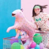 Supershape Pink Leopard Foil Balloon