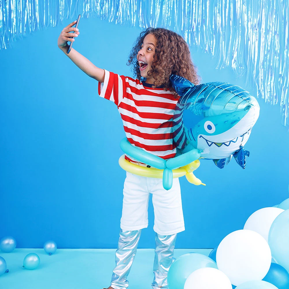 Supershape Shark Foil Balloon 2 Supershape Shark Foil Balloon - Image 2