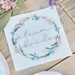 Boho Bride Paper Party Napkins (x16)