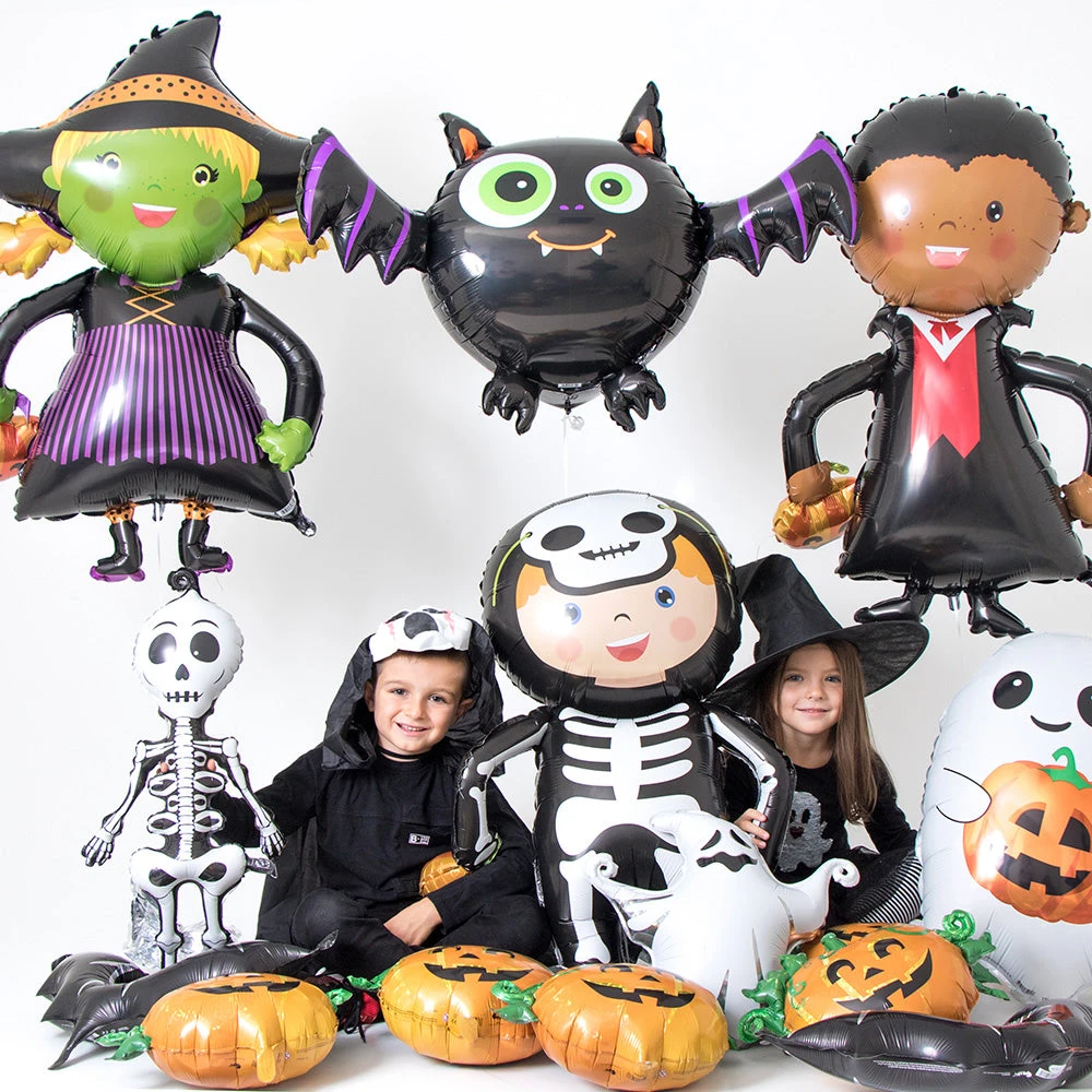 Skeleton Foil Balloon (1m) 2 Skeleton Foil Balloon (1m) - Image 2