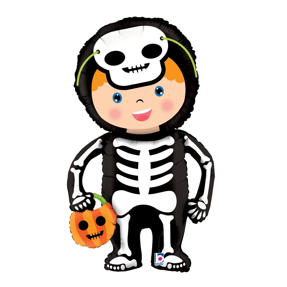 Skeleton Foil Balloon (1m) 1 Skeleton Foil Balloon (1m)