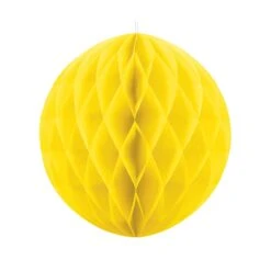 Honeycomb Paper Ball - Yellow