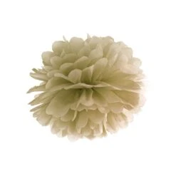 Paper Pom Pom Decoration (35cm) - Gold
