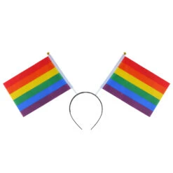Pride Rainbow Flag Adult Headband