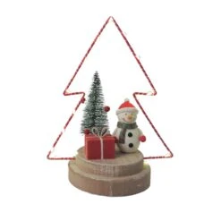 Snowman LED Tree Scene Decoration