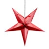 Hanging Star Decoration - Red