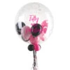 Personalised Bubble Balloon In A Box - Stylish Hearts