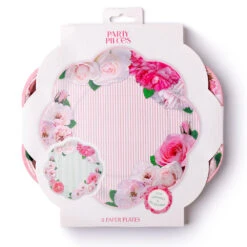 A Very English Rose Paper Party Plates (x8) -Decorations Party Shop 39798 English Rose Party Plates 5
