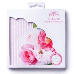 A Very English Rose Party Napkins (x16) -Decorations Party Shop 39800 English Rose Napkins 2