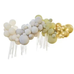 Balloon Arch With Streamers And Leaves -Decorations Party Shop 39839 Let s Go Wild Balloon Arch with Streamers and Leaves C