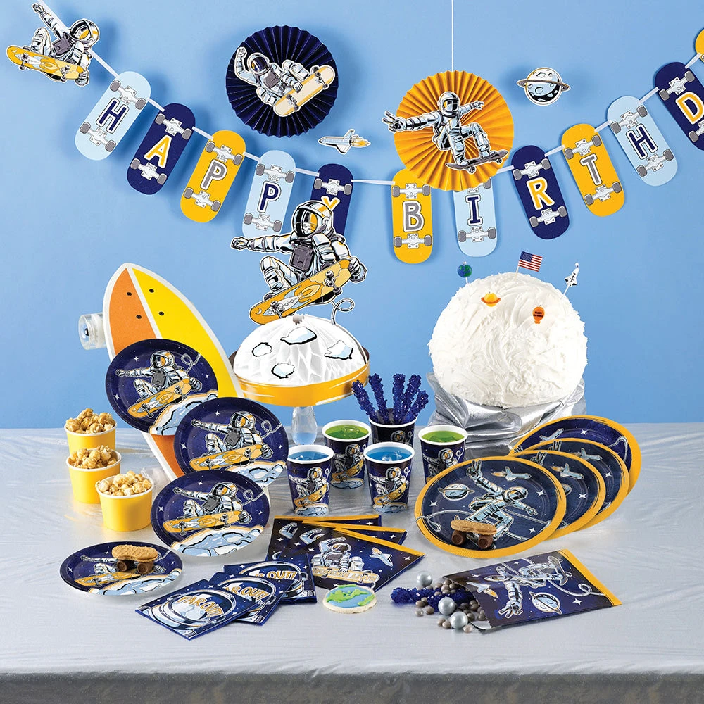 Space Skater - Hanging Paper Fans 2 Space Skater - Hanging Paper Fans - Image 2