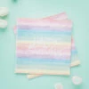 Pastel Rainbow Birthday Eco Napkins (x16)