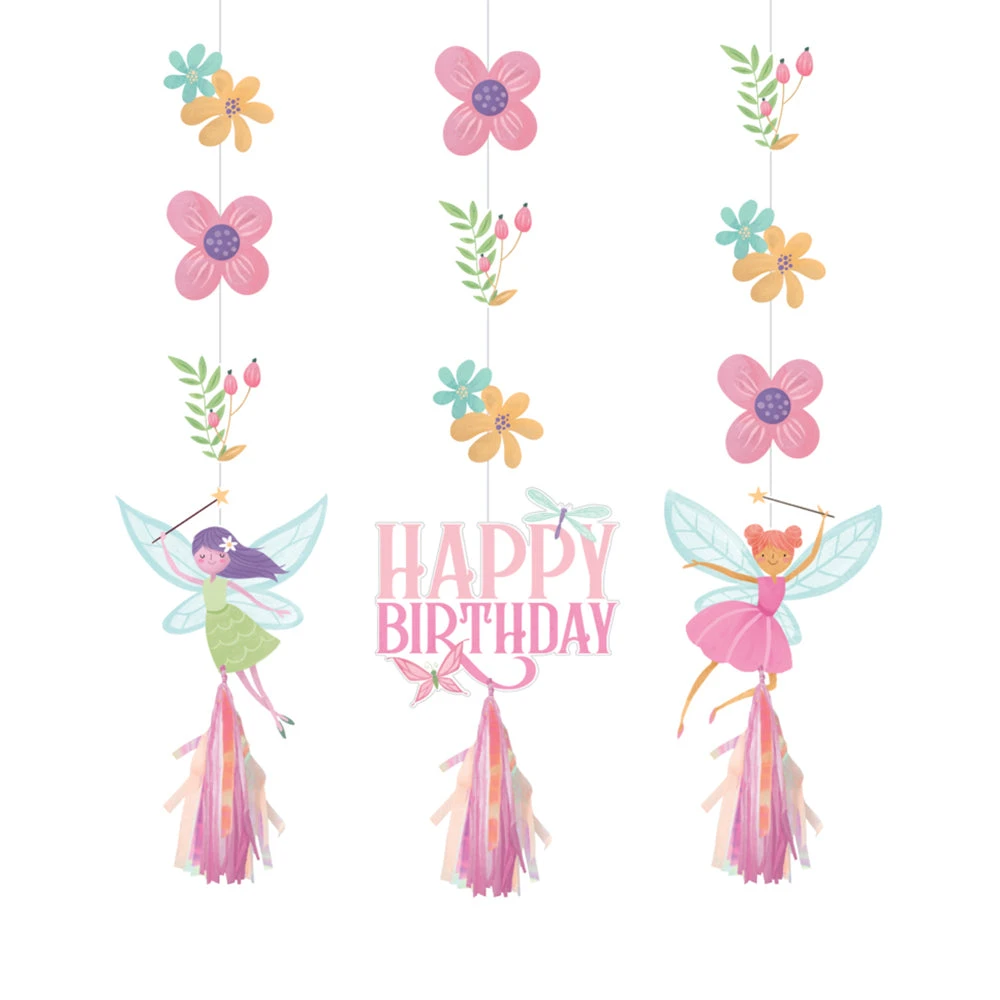 Fairy Forest - Hanging Cutouts (x3) 1 Fairy Forest - Hanging Cutouts (x3)