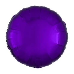 Circle Foil Balloon - Metallic Purple