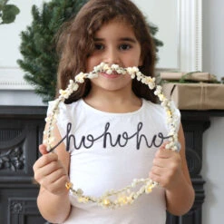 Ho Ho Ho Light Decoration -Decorations Party Shop 40470 Ho Ho Light Wreath 2