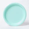 Paper Party Plates Mint (x8)