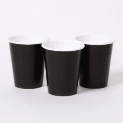 Paper Party Cups Black (x14)