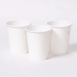 Paper Party Cups White (x8)
