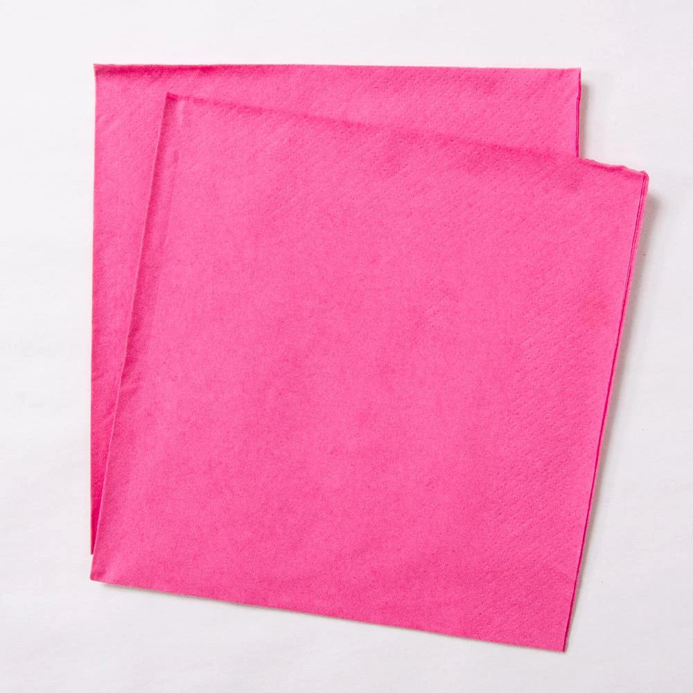 Paper Party Napkins Bright Pink (x20) 1 Paper Party Napkins Bright Pink (x20)