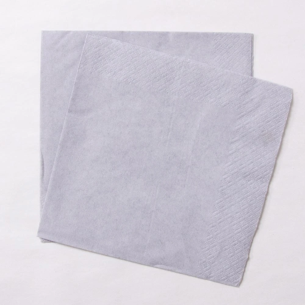 Paper Party Napkins Silver (x20) 1 Paper Party Napkins Silver (x20)