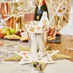 Star Shaped Paper Party Napkins (x16) 6 Star Shaped Paper Party Napkins (x16) -Decorations Party Shop Assorted Metallic Cup 2 eb972f56 2267 4b9b bedb 9fde77dfc06b