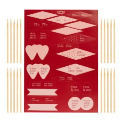 Valentine's Day Cupcake Kit -Decorations Party Shop Cupcake Toppers B