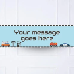 On The Road Personalised Party Banner -Decorations Party Shop Emergency4 banner2