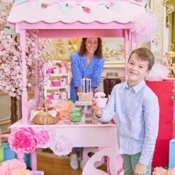 A Very English Rose Hanging Decorations (x3) 7 A Very English Rose Hanging Decorations (x3) -Decorations Party Shop English Rose Cake Set Up 2