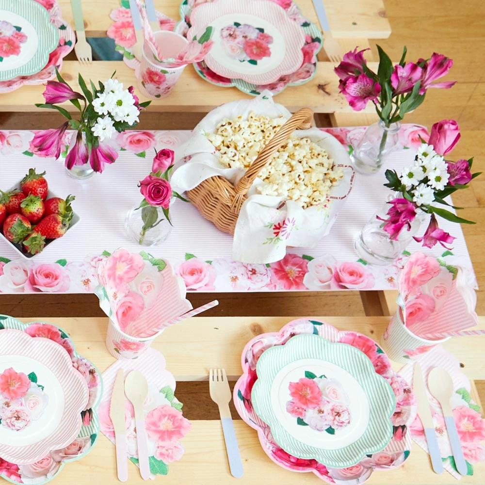 A Very English Rose Paper Table Runner 2 A Very English Rose Paper Table Runner - Image 2