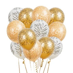 Safari Latex Balloon Bundle (x12) -Decorations Party Shop HBGP145