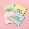Pastel 'Happy Birthday' Paper Napkins (x16)
