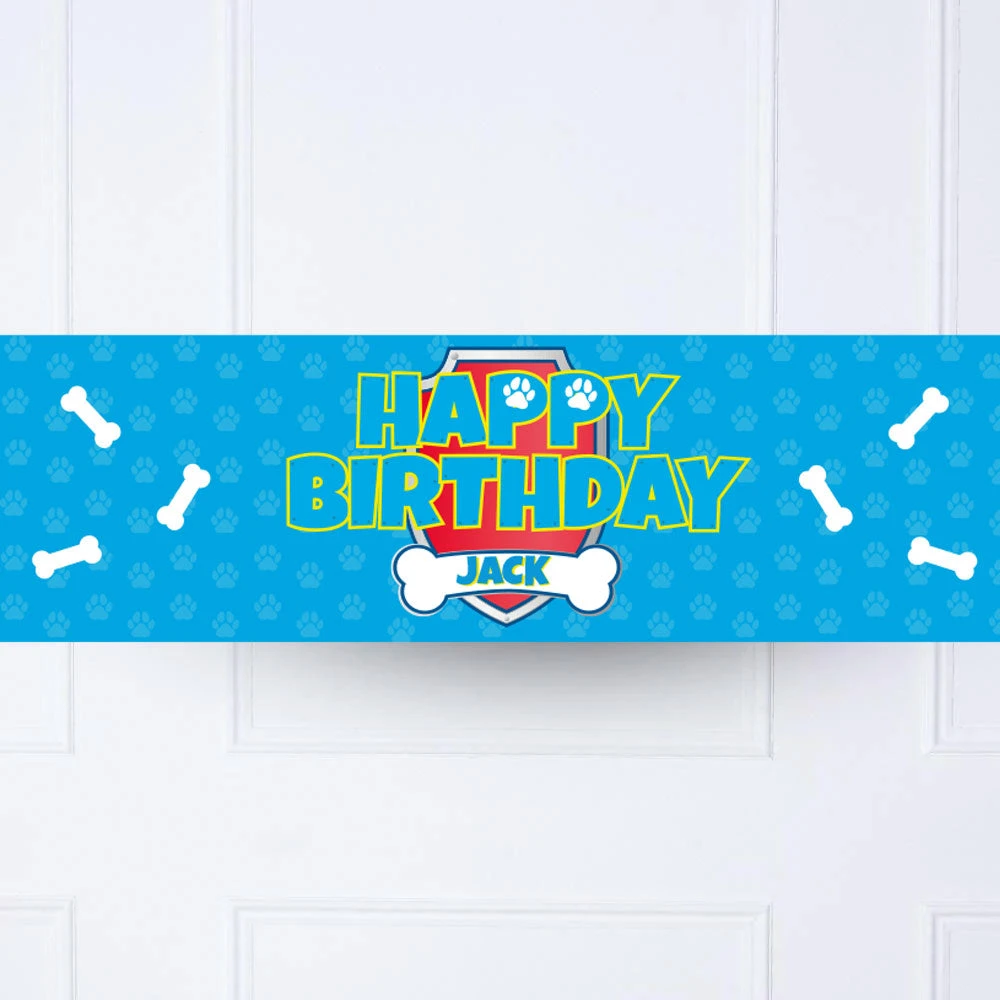 Paw Patrol Personalised Party Banner 2 Paw Patrol Personalised Party Banner - Image 2