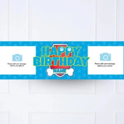Paw Patrol Personalised Party Banner 6 Paw Patrol Personalised Party Banner -Decorations Party Shop Kids ranges PawPatrol photo mockup2