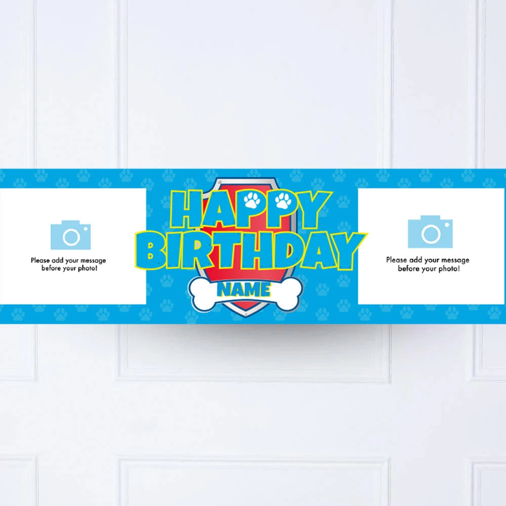Paw Patrol Personalised Party Banner 3 Paw Patrol Personalised Party Banner - Image 3