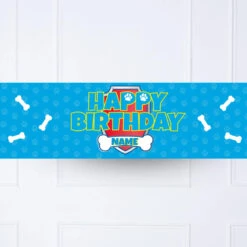 Paw Patrol Personalised Party Banner 7 Paw Patrol Personalised Party Banner -Decorations Party Shop Kids ranges PawPatrol text mockuop