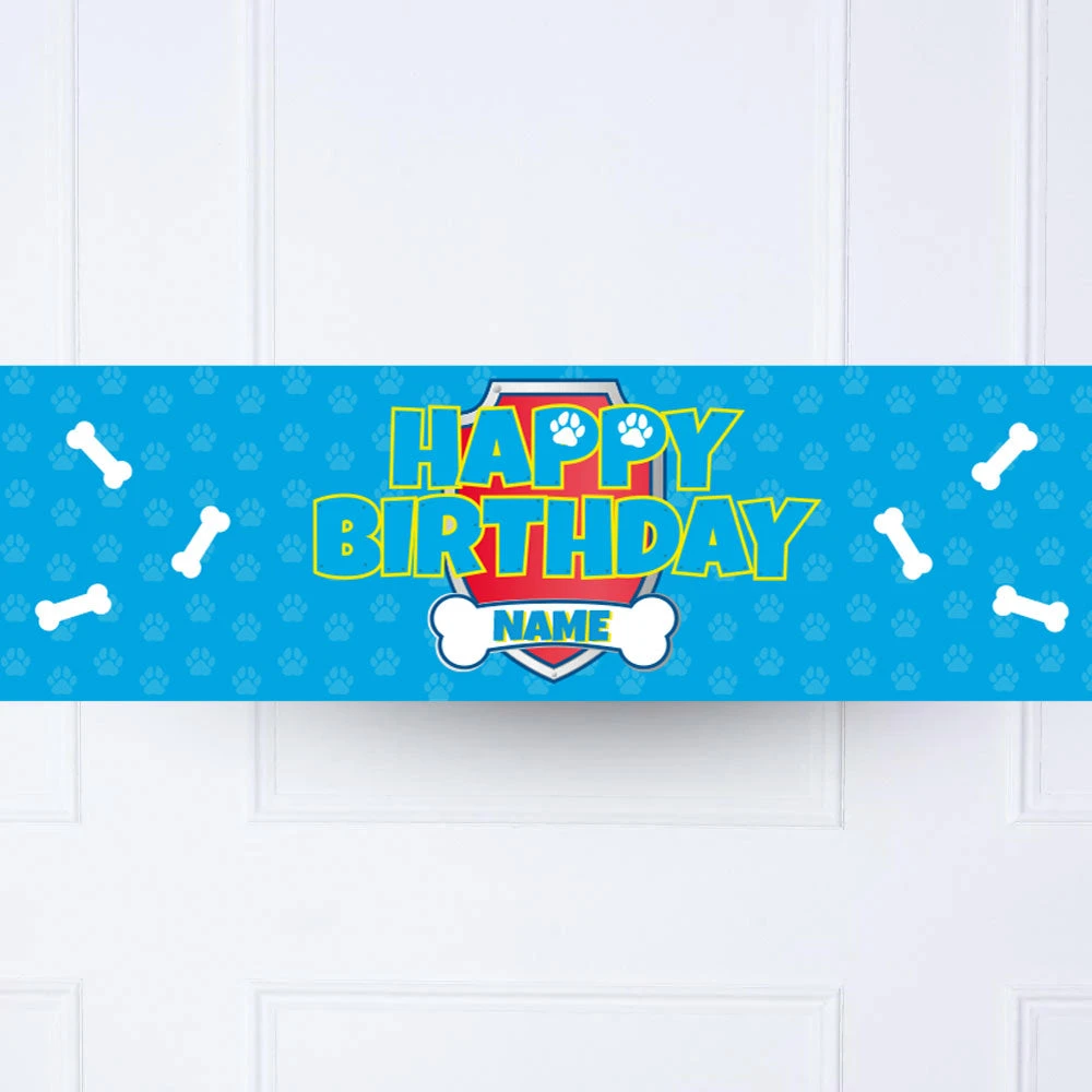 Paw Patrol Personalised Party Banner 4 Paw Patrol Personalised Party Banner - Image 4