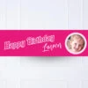 Barbie Personalised Party Banner