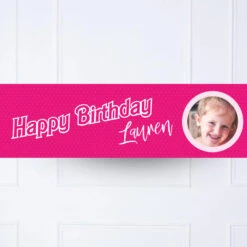 Barbie Personalised Party Banner