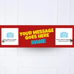 Spiderman Personalised Party Banner -Decorations Party Shop Kids ranges spiderman3 mockup2