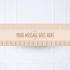 Art Deco Personalised Party Banner 6 Art Deco Personalised Party Banner -Decorations Party Shop NEWYEARBANNER