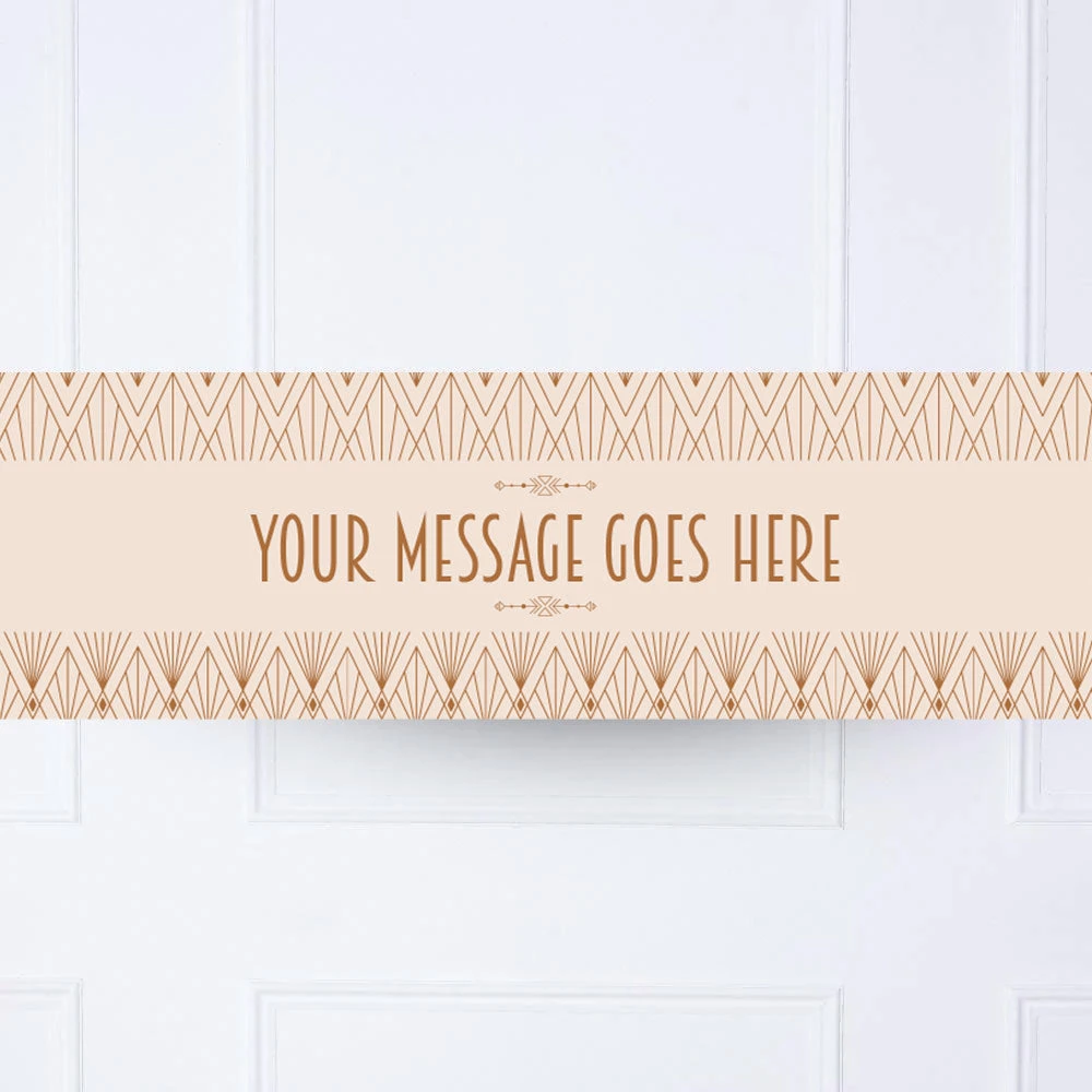 Art Deco Personalised Party Banner 3 Art Deco Personalised Party Banner - Image 3