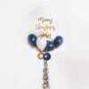 Personalised Bubble Balloon In A Box - Navy Luxe
