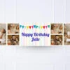 Rainbow Bunting Personalised Party Banner