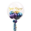 Personalised Bubble Balloon In A Box – Chrome Luxe Mini Balloons