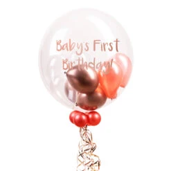 Personalised Bubble Balloon In A Box – Rose Gold -Decorations Party Shop SKU36391Bold 2