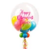 Personalised Bubble Balloon In A Box – Boho Tropical Mini Balloons